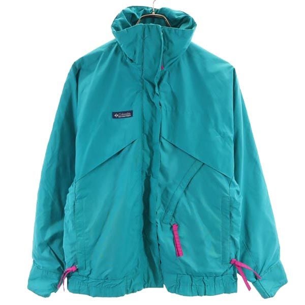 80s ヴィンテージ アウトドア ナイロンジャケット S 緑系 レディース