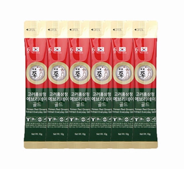 高麗紅参亭 エブリデイゴールド 紅参スティック 100包 バルク包装 5,387円