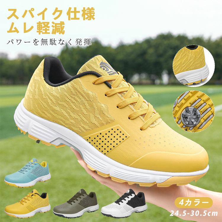 ゴルフシューズ メンズ　カジュアル スポーツシューズ メンズ 防水　フィット性　ソフトな履き心地　疲れない シンプル おしゃれ 4,648円