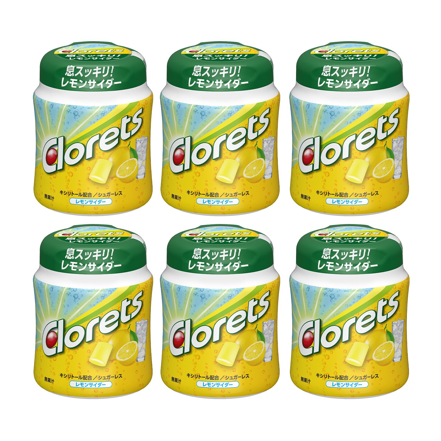 モンデリーズ クロレッツＸＰレモンサイダーボトル 130ｇ×6個