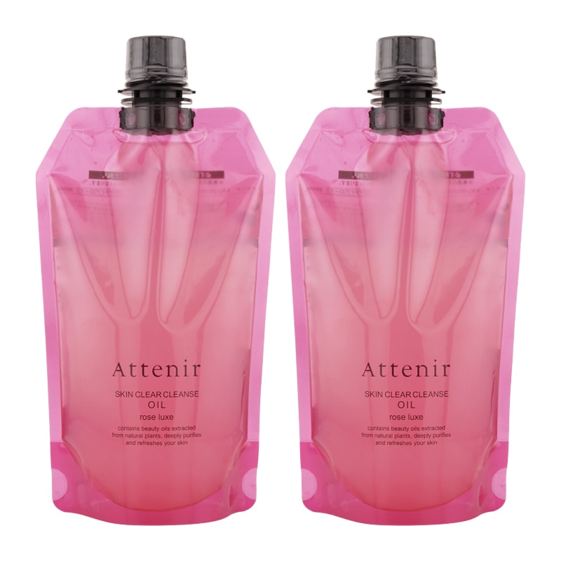 [2個セット]スキンクリア クレンズ オイル アロマタイプ エコパック 350ml ローズリュクスの香り メイク落とし[ギフトラッピング対応]