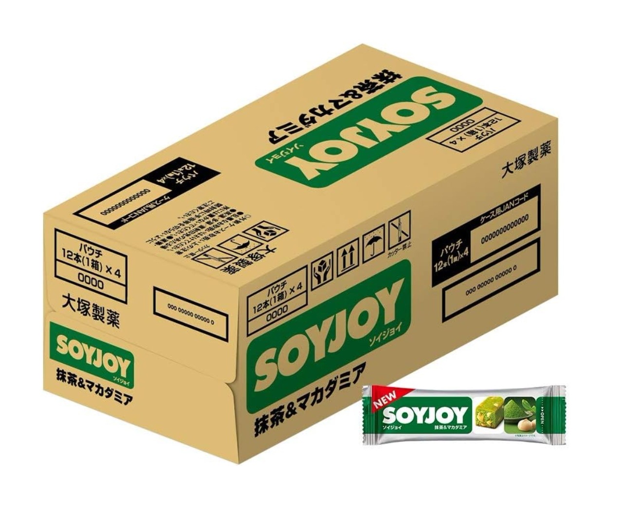 ソイジョイ 抹茶 & マカダミア 30g 48個セット