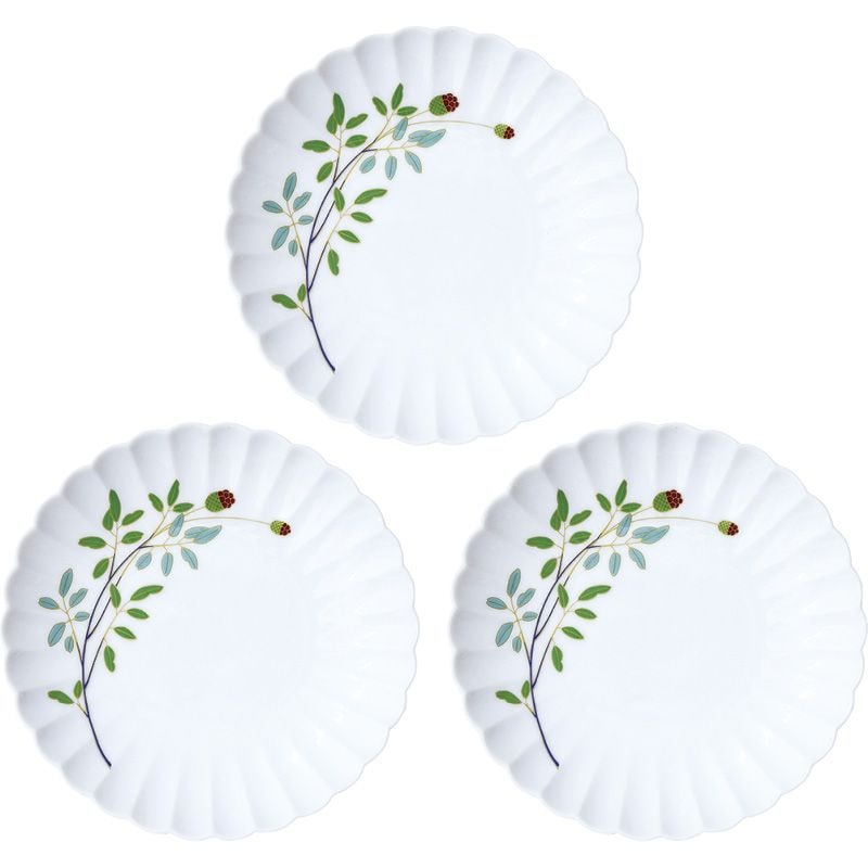 香蘭社 われもこう 三つ組銘々皿