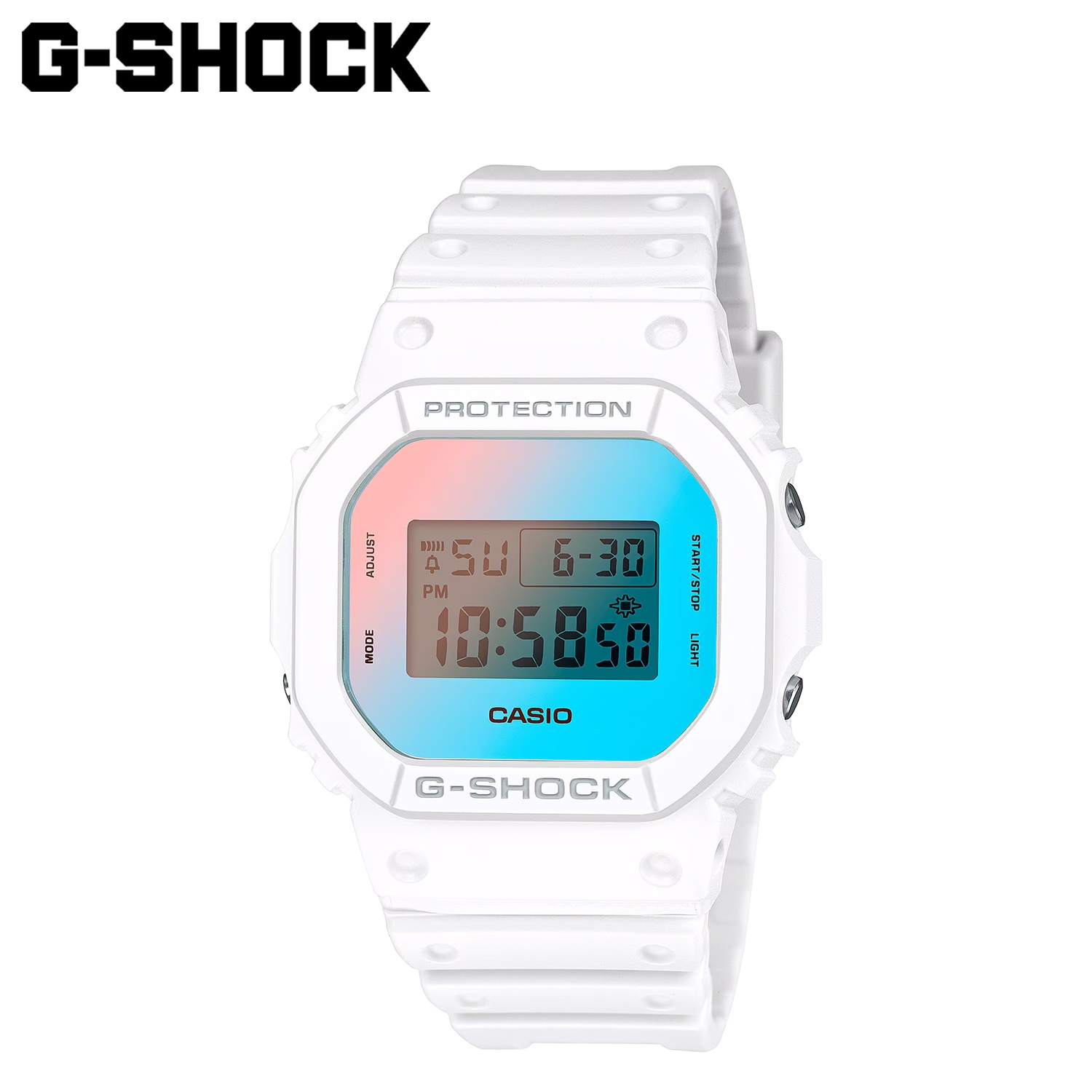 G-SHOCK 腕時計 DW-5600TL-7JF 防水 5600 ジーショック Gショック G-ショック メンズ レディース ホワイト 白