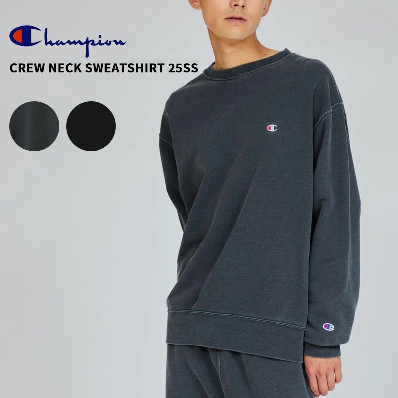 チャンピオン メンズ トレーナー Champion クルーネックスウェットシャツ 25SS 長袖 トップス C3-B008