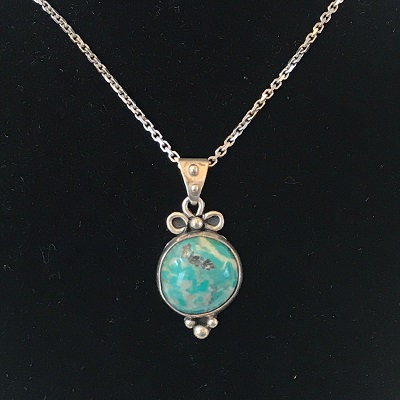 手作りシルバーターコイズストーン（１）　5.2g