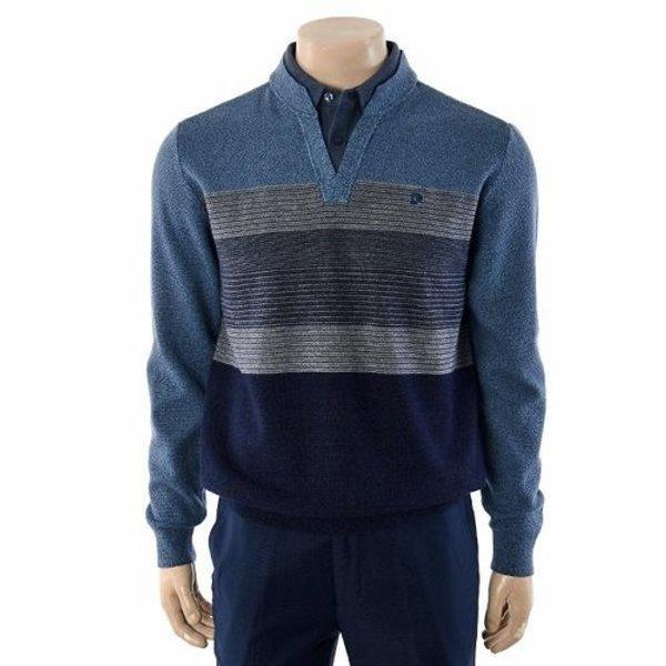 キャ PQKT335233 カラーブロックレイヤードニット