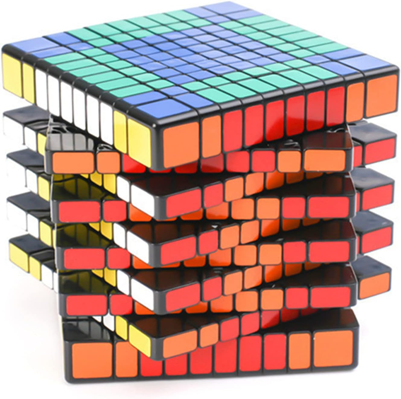 10x10マジックキューブ10 10レイヤーズスピードマジックキューブ10.2cmブラックステッカー10x10x10キューブパズル子供アダルトギフト玩具