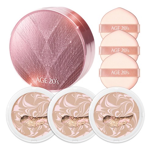 ニューオリジナル トゥインクル エディション エッセンス カバー ファクトケース + 詰め替え 12.5g x 3p ピンク ライト ベージュ (13gh) 1セット