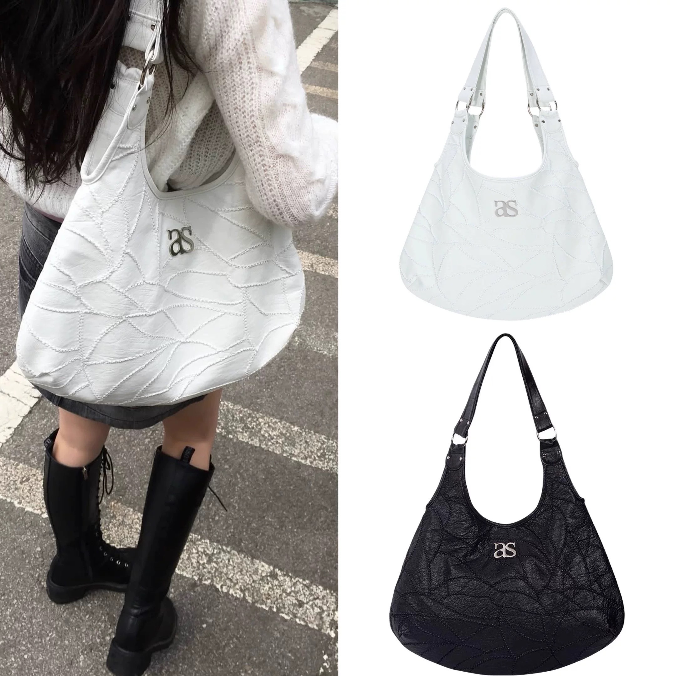 韓国人気 ASON BECKY SHOULDER BAG アズオン バッグ カバン ショルダーバッグ(2COLOR) 7,980円