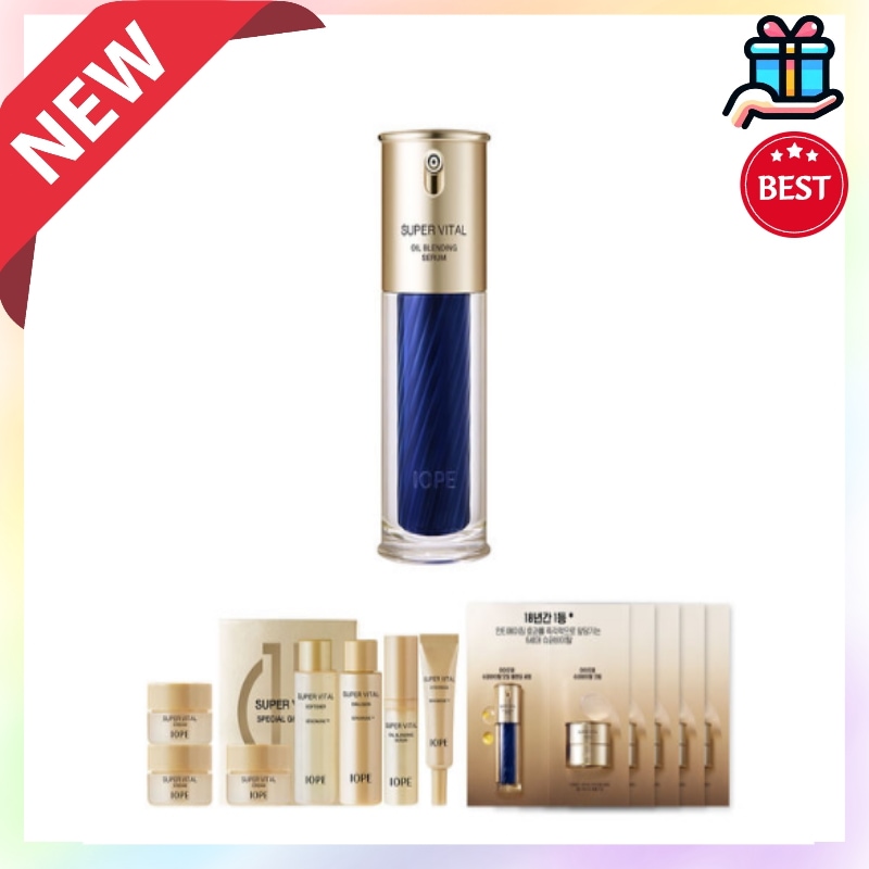 [NEW] スーパーバイタルエッセンシャルオイルブレンディングセラム, 40ml ハリ美容液 40代 50代のスキンケア ツヤ 弾力 母の日 シワ・たるみ乾燥