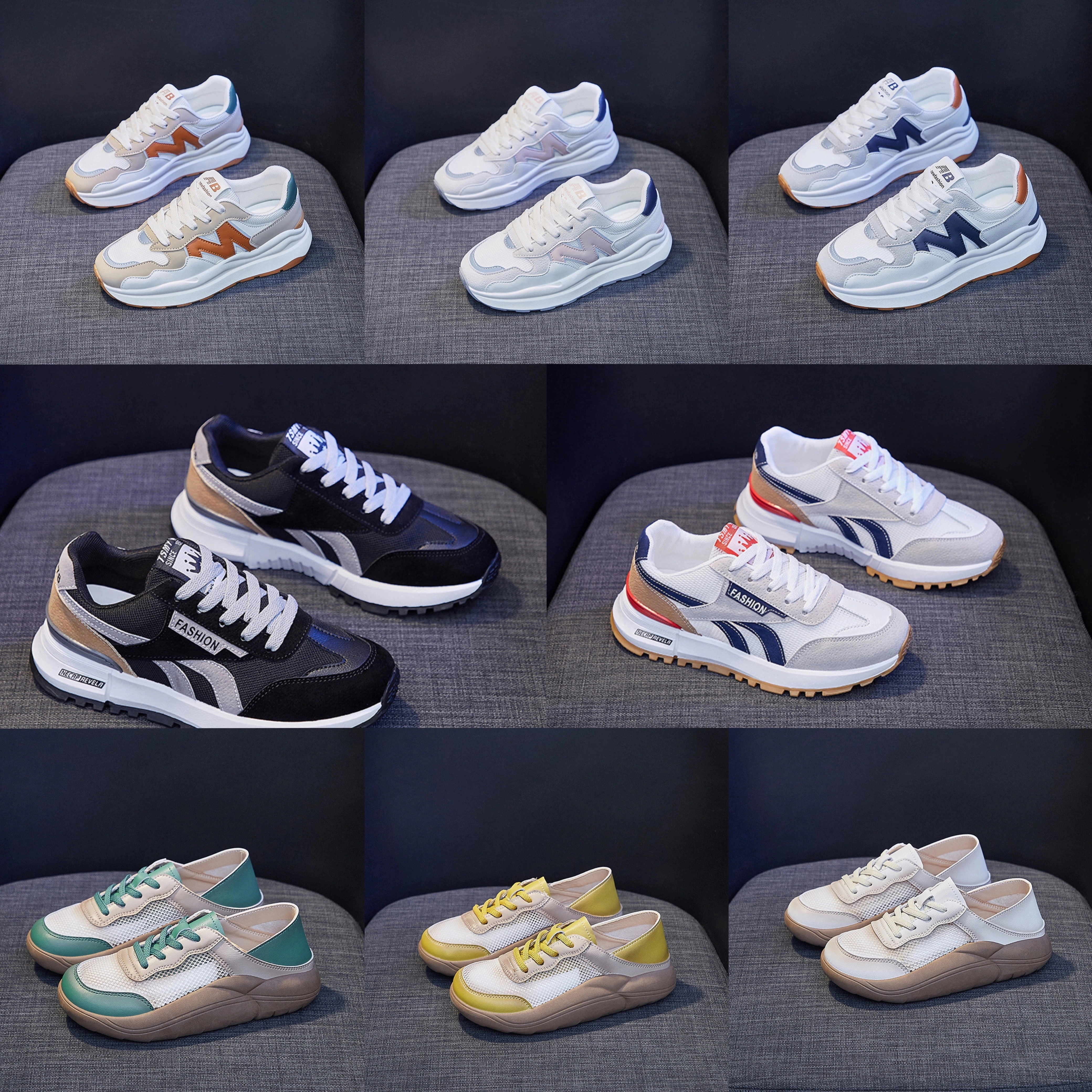 【20点セット】メガ割メガ割 今日激安!!!セール1靴+1枚靴下 韓国靴 スニーカー 身長アップ 3cm台 ローカットスニーカー 大きいサイズ35-44 レディース メンズ 男女兼用 スポーツ 運動靴