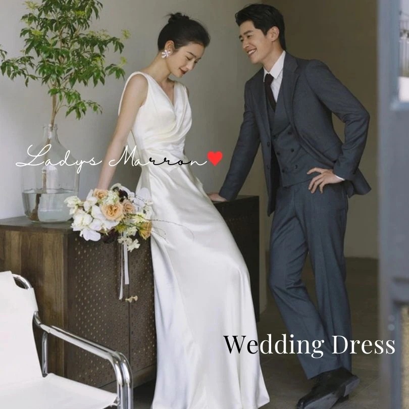 【急速出荷 2025年新作】ウェディングドレス ノースリーブ 前撮り ドレス 前撮り用 前撮りドレス 花嫁 かわいい 花嫁二次会ドレス 二次会 フォトウェディング セルフ 韓国 春 夏 秋 冬 可愛い