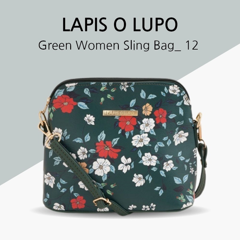 LAPIS O LUPO グリーン レディース スリング バッグ_ 12