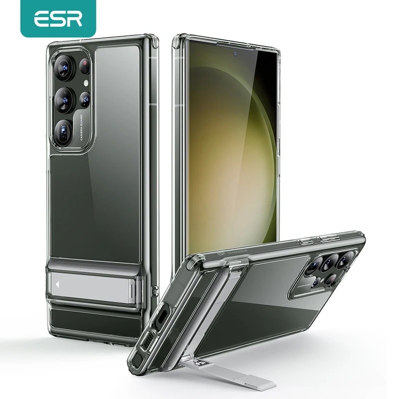 Esr-kickstandケースforSamsung Galaxy s24s23 Ultra boosttpupcハイブリッドカバー保護