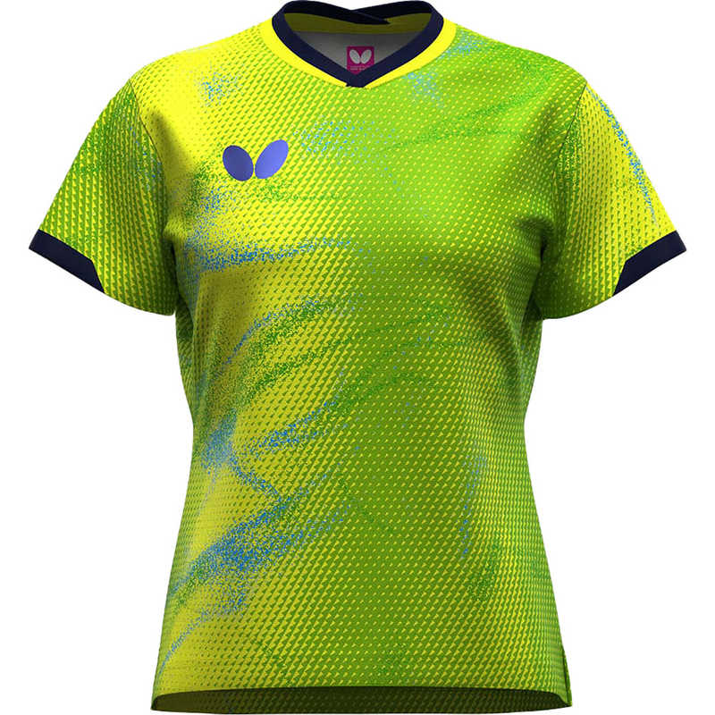 バタフライ　卓球用品 Butterfly エリスター12・シャツ [女性用 /Lサイズ] ライム (返品交換不可)　47149