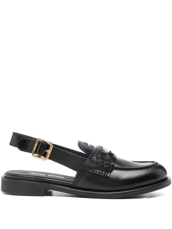 MIU MIU Women Laced up Shoes 5D561E ULXF0002 Nero