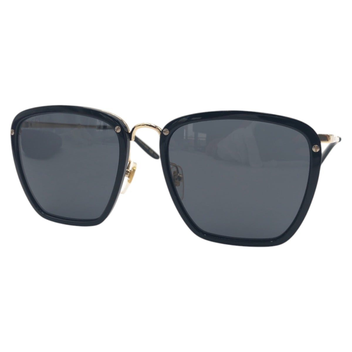 美品 ブラック 黒 メタル GG0673S oo1 5620 145 サングラス メンズ 409922