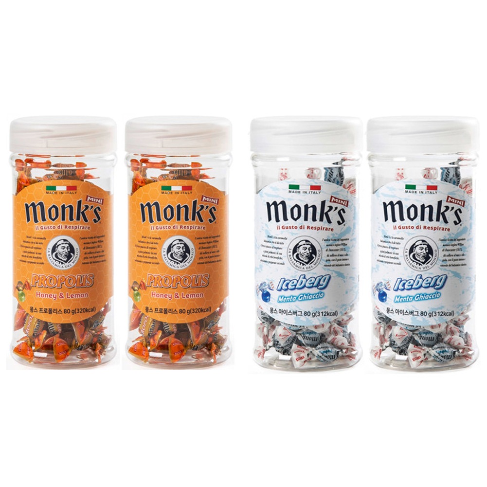 Monks Propolis 80g + Iceberg Candy 80g X 2セット