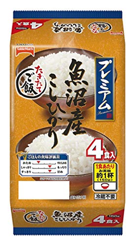 テーブルマーク 魚沼産こしひかり(分割) 4食 ×8袋