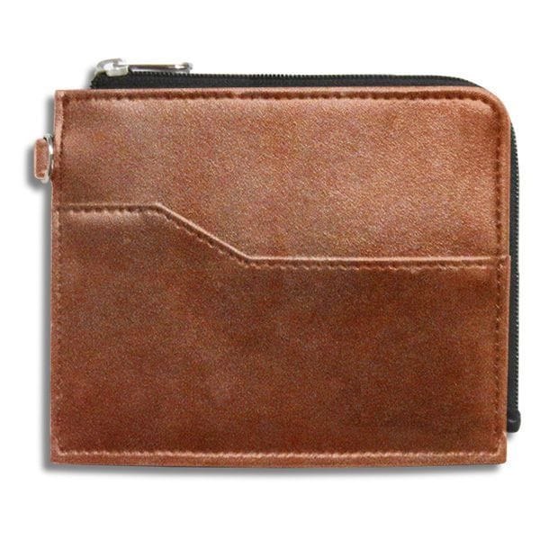 （まとめ買い）コレクト フラグメントケース 本革調 6ポケット カード/紙幣/コインをコンパクトに携帯 茶 CH-200V-BR [x3]