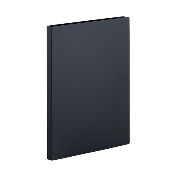 セキセイ クリヤーファイル(高透明)A4タテ 20ポケット ブラック KP-5522-60 1セット(10冊) 11,448円