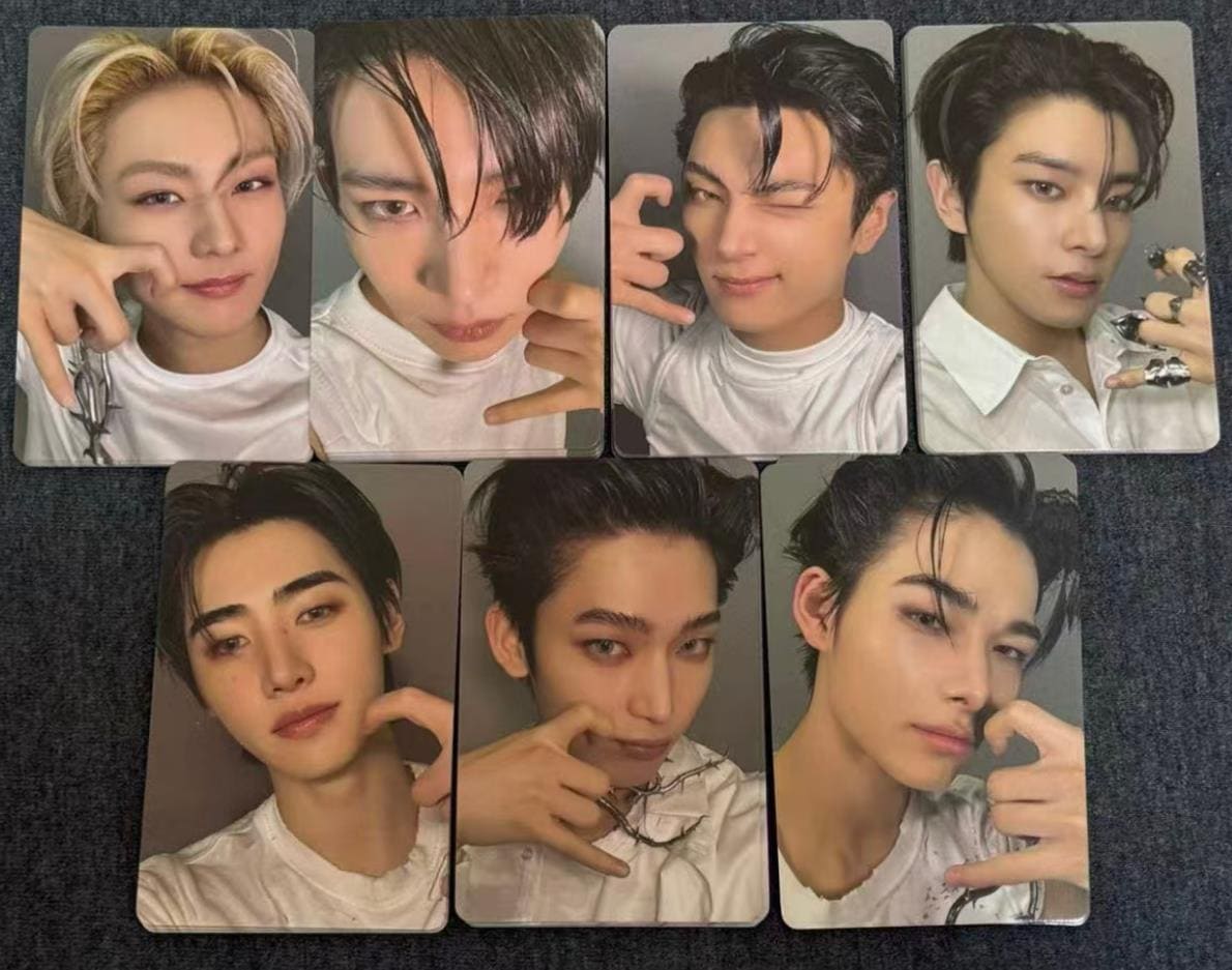 公式品　ENHYPEN DESIRE : UNLEASH 中華 一直娯 yzy 青島ヨントン 特典 全員７枚セット