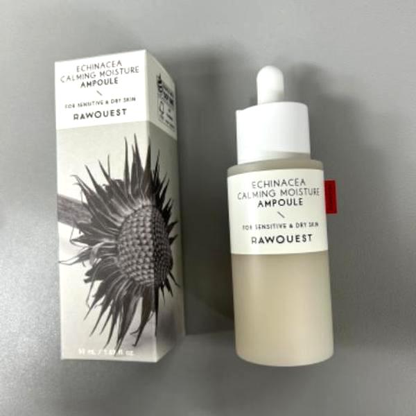 ロークエスト エキネシア カーミングモイスチャーアンプル 50ml + クリーム 25ml贈呈