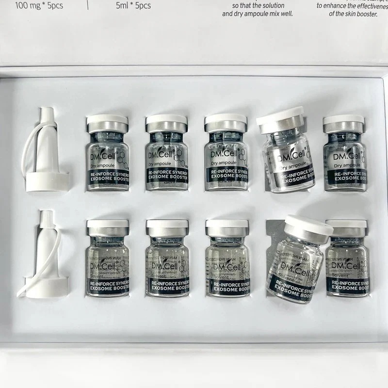 [国内正規品]ディーエムセル ビーガンエクソソーム 10ml×100 各5セット DM Cell Cosmetics 韓国 美容クリニック 高濃度 成長因子 ペプチド アミノ酸 ビタミン ミネラル