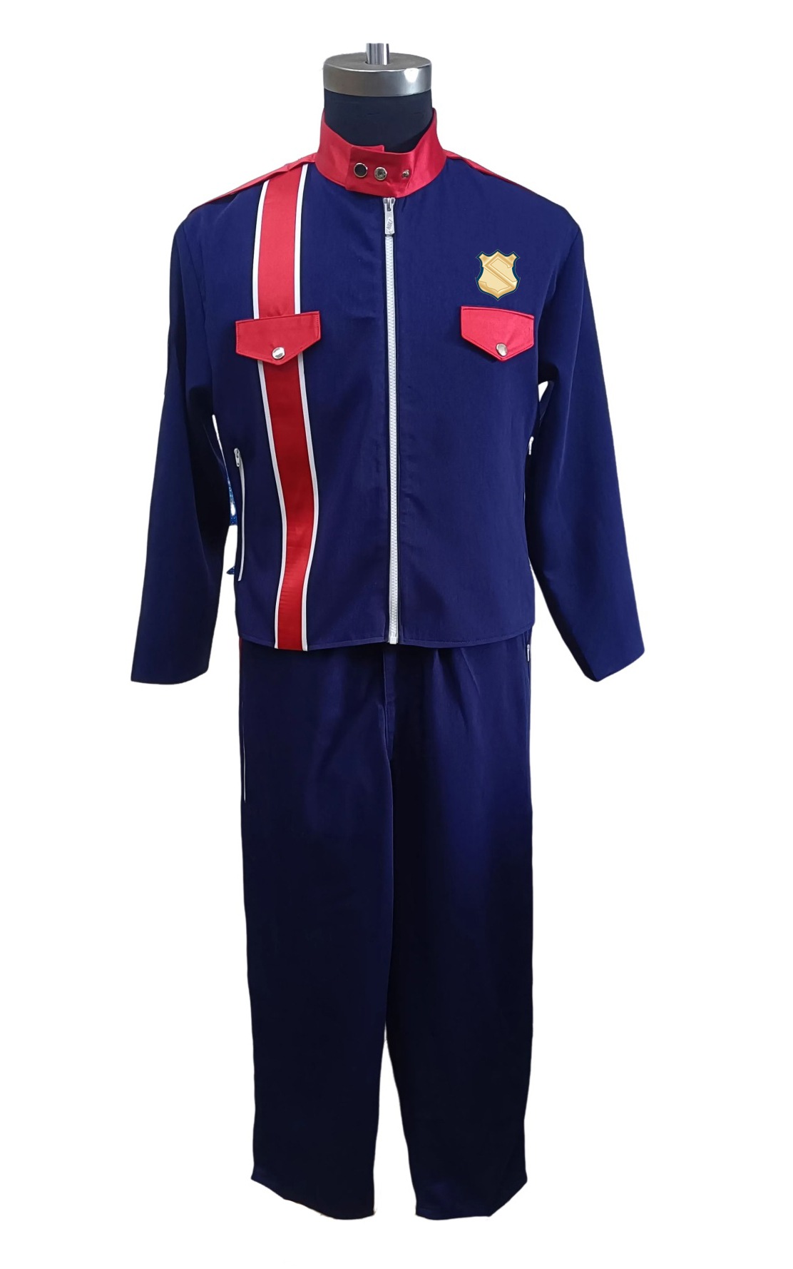 コスプレ衣装 に適合する スーパー戦隊データカードダス 警察戦隊パトレンジャー 朝加圭一郎 コスプレS882