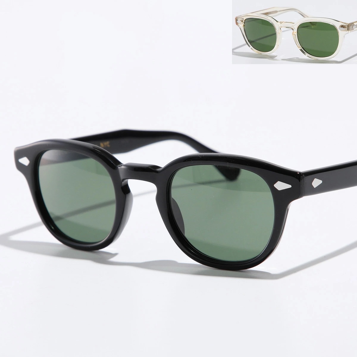 MOSCOT モスコット サングラス LEMTOSH SUN レムトッシュ レディース ウェリントン型 クリアフレーム めがね メガネ 眼鏡 アイウェア カラー2色