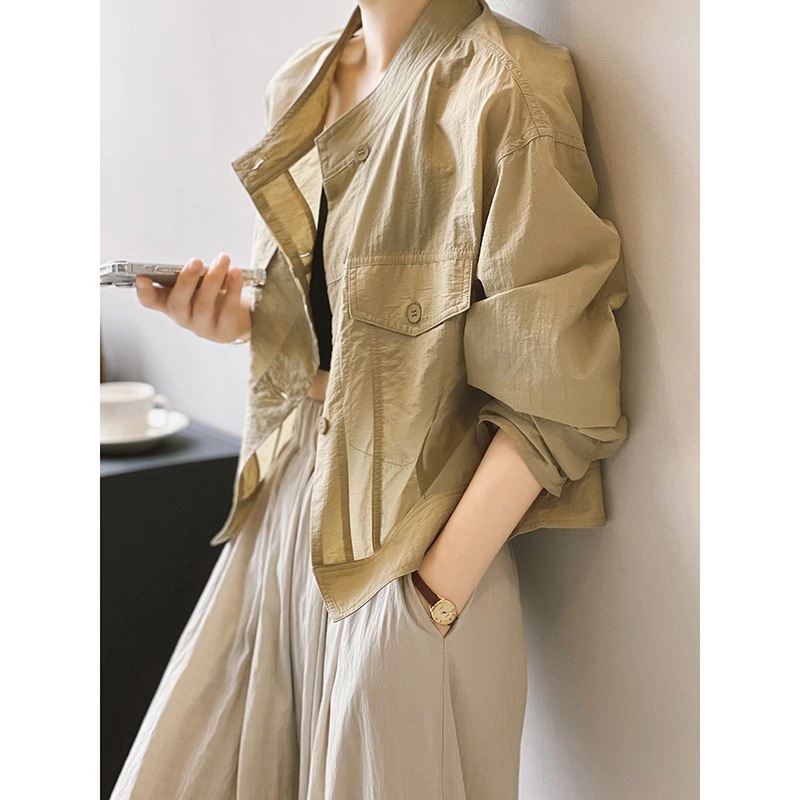 「YS良品」 夏 シアーシャツ今週の割引は 25% オフです 日焼け止め 短丈 薄手 カーディガン UVカット 冷房保温 レディース おしゃれ ファション メガ割