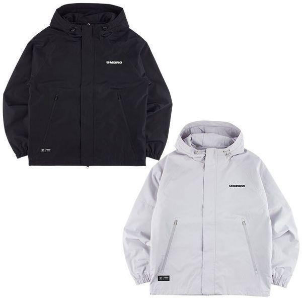エッセンシャルプラスフード付きウインドブレーカージャケットUQ121CJK16_P413345453