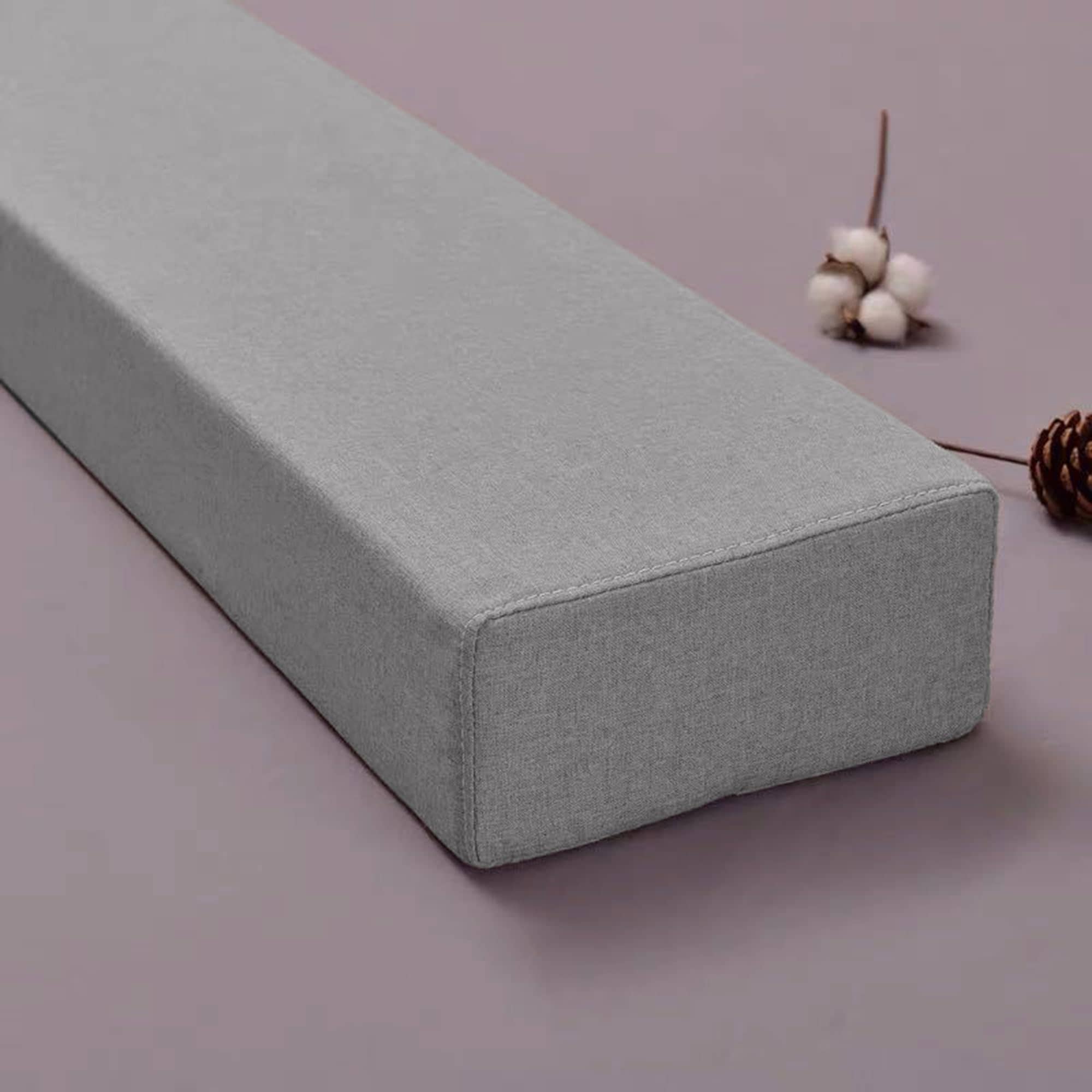 ベッドギャップフィラー カスタムサイズ ベッドブリッジ タイトシームフィラー ヘッドボード枕ストッパー アームレストサポートクッション 取り外し可能なカバー付き ソファ キング クイーンベッド用 12