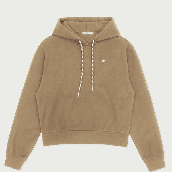 女性メタルワッペンフード付きTシャツ10540-131-825-12AA-SH