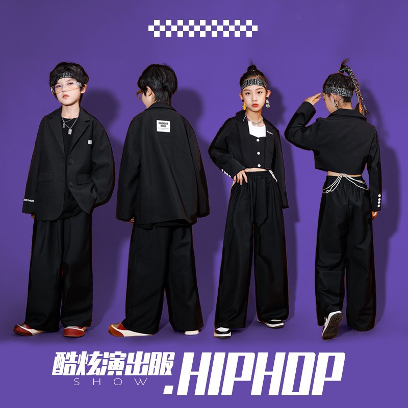 女の子のスーツジャケット2022新しいファッショナブルな韓国ブラックセットアカデミースタイルカジュアルショー秋の服