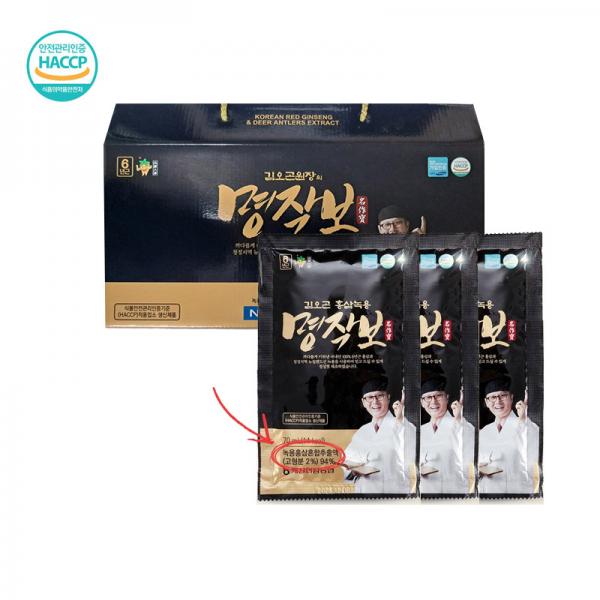 韓国健康食品-個性商人 キムオゴン紅参緑用名作補 70mlx30包-KFOOD