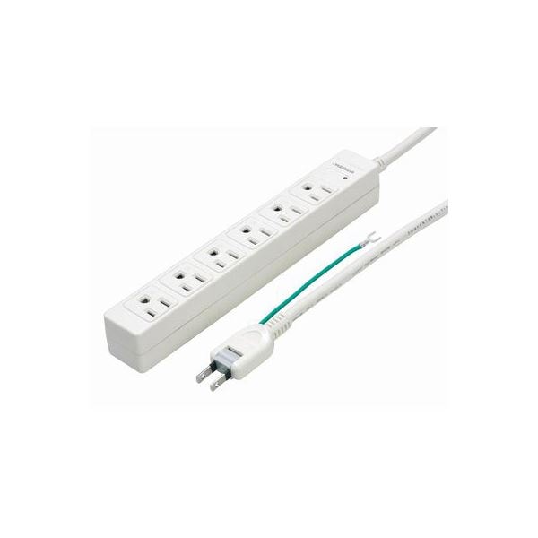 (まとめ)YAZAWA 3Pマグネットタップ Y02JKP605WH(×2セット)