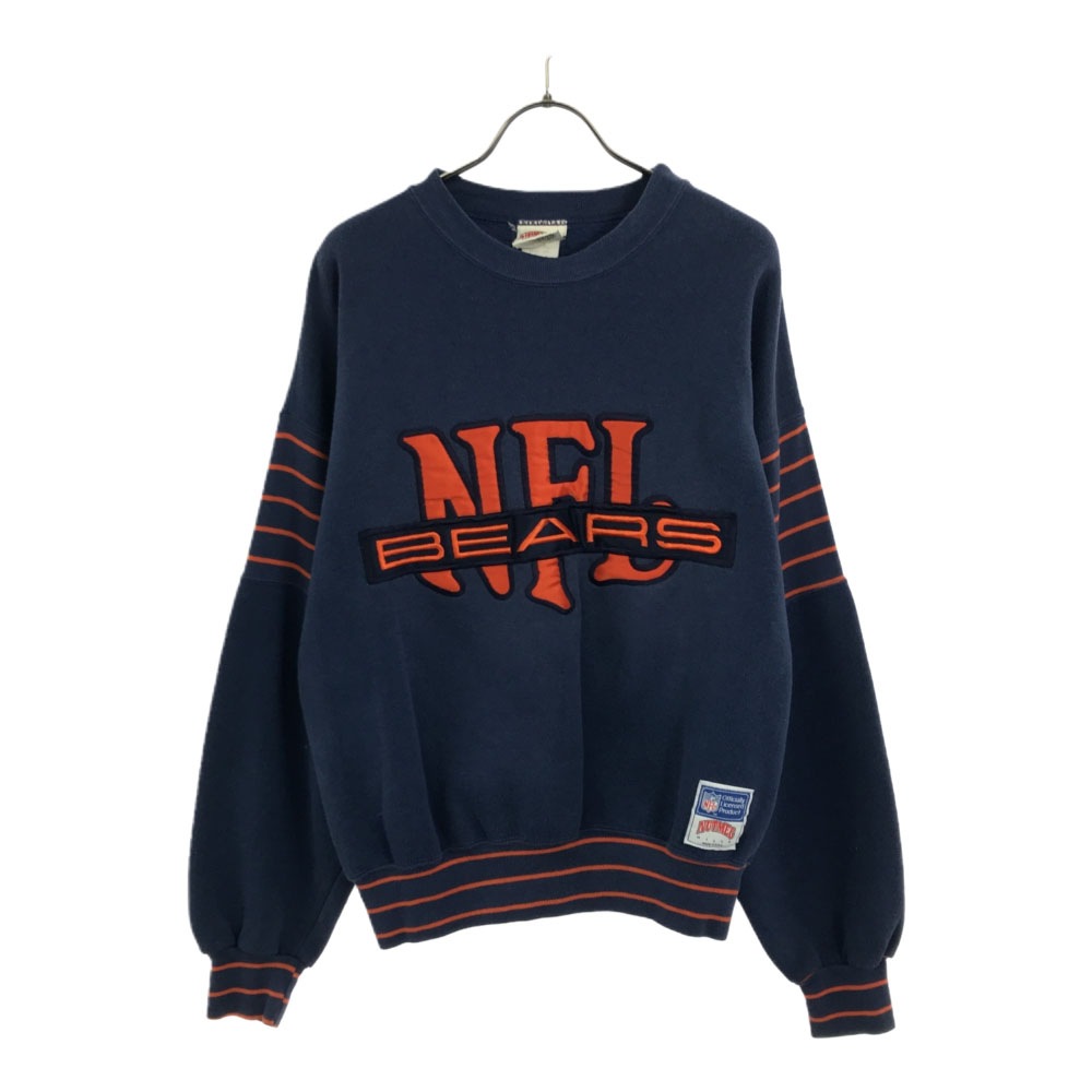 ナツメグ 90s USA製 長袖 トレーナー S ネイビー NUTMEG スウェット 裏起毛 オールド ヴィンテージ メンズ