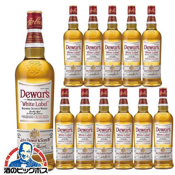 ブレンデッド スコッチ ウイスキー【本州のみ 送料無料】デュワーズ ホワイトラベル 40度 700ml×1ケース/12本(012)『HSH』【サッポロ 正規品】