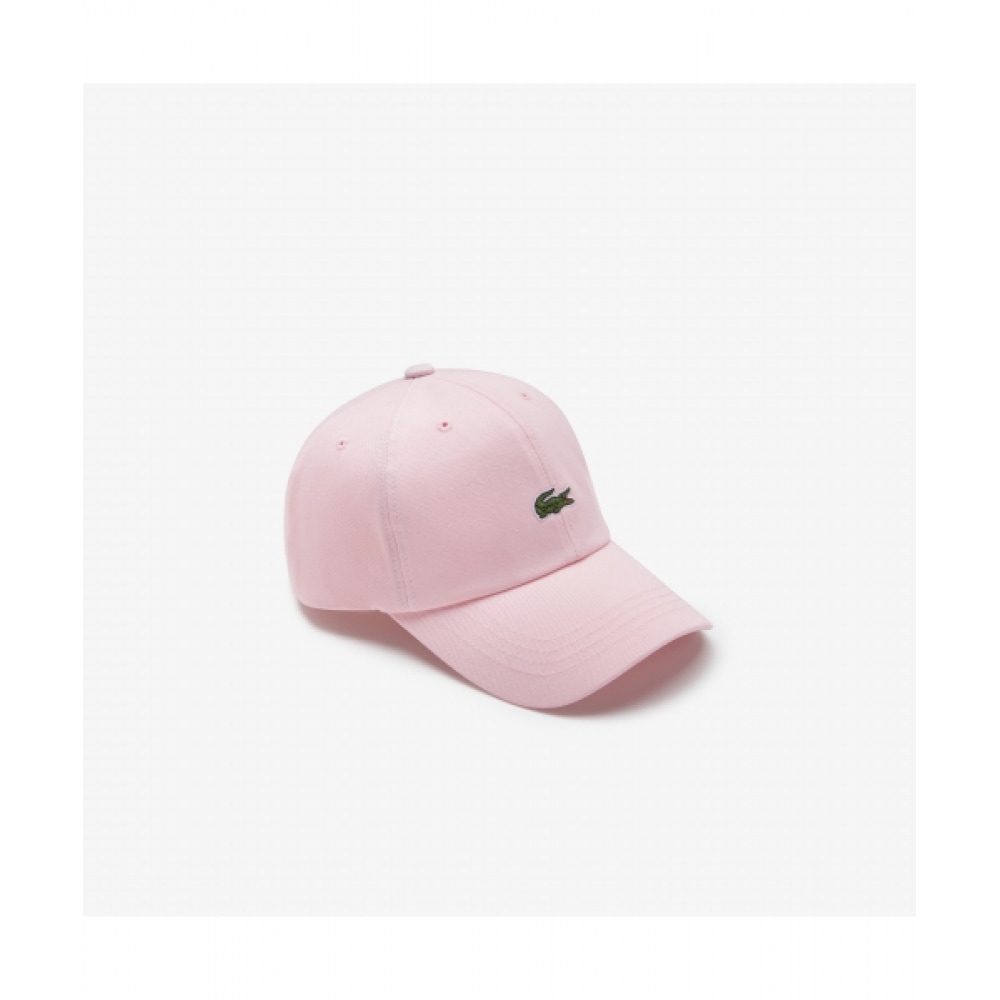 LACOSTE コモンコットンツイルベーシックベースボールキャップ [インディピンク]