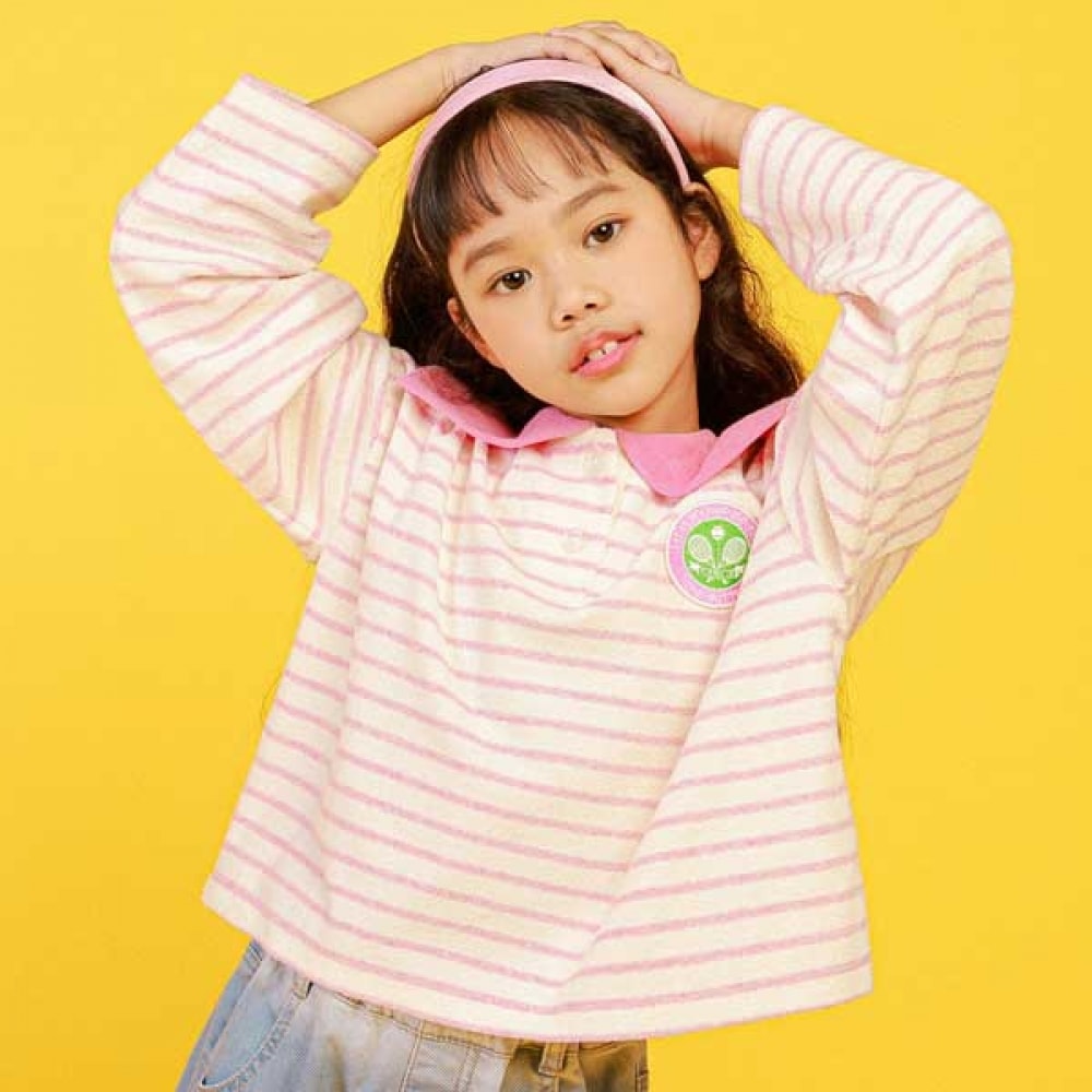 アイラブジェイ B.ビッグカラー ストライプ ティー JVSTO22