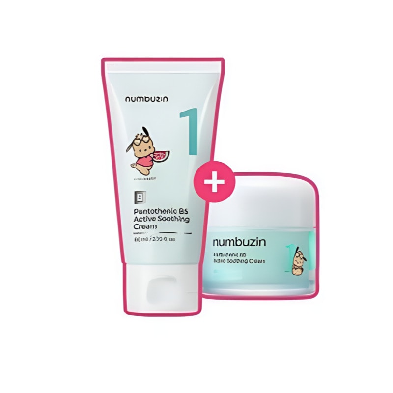 [ダブルセット] パントテン酸スージングクリーム 80ml×2本ポチャッコ限定パッケージ敏感肌・夏のゆらぎ肌ケア