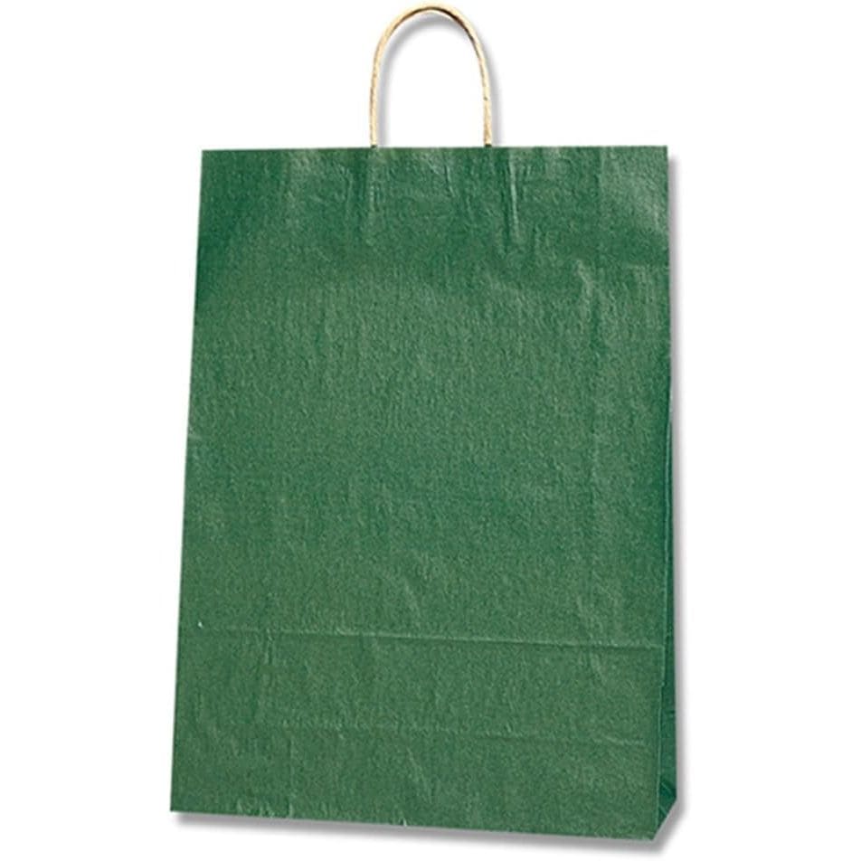（まとめ買い）シモジマ HEIKO 手提げ紙袋 25チャームバッグ 25CB カスタムB 未晒 グリーンC 50枚 幅380xマチ150x高500mm 003283002 [x3セット]その他