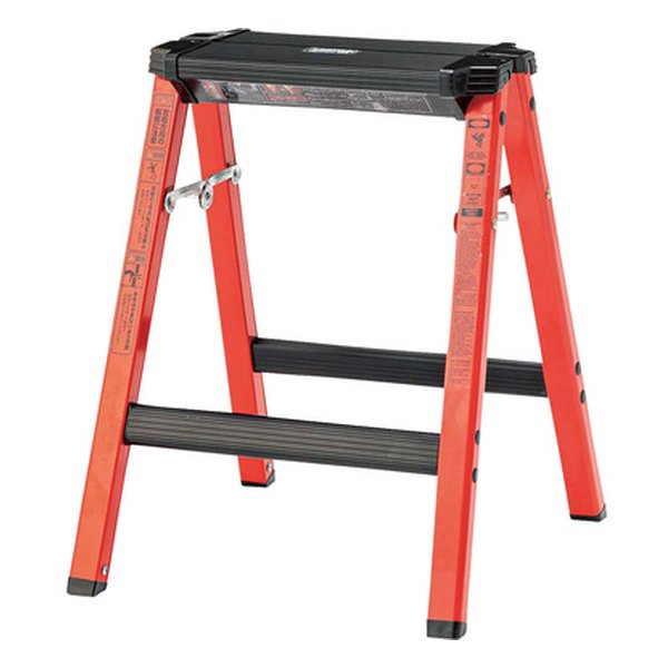 ステップスツール H レッド 幅36×奥行き39×高さ45cm PC-706RD