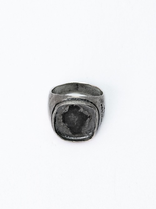 【HARANG】 HR 214R_Rectangle Silver Seal Ring 正規品