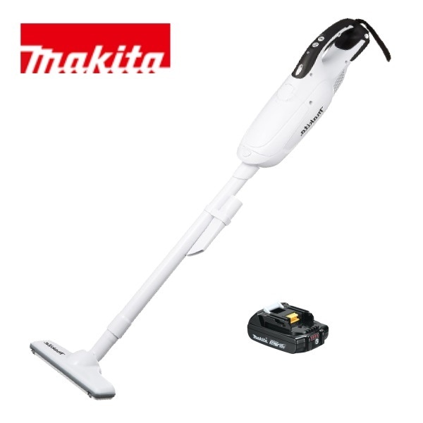 当店だけ！バッテリーも1年保証! マキタ 18V コードレス 掃除機 紙パック式 CL182FDZW + 軽量バッテリーBL1820B 充電式 ハンディ クリーナー 当店オリジナルセット リチウムイオ