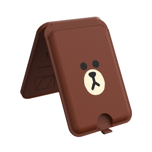 ラインフレンズ マックセーフ カード財布 スタンド / 韓国キャラクター