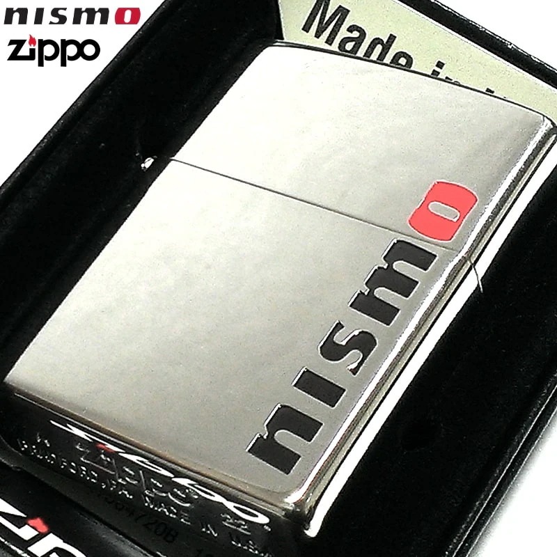 ZIPPO ライター NISMO シルバー＆レッド ジッポ 日産公認モデル ニスモ ロゴ 車 ニッサン かっこいい 色差し ギフト プレゼント おしゃれ メンズ 9,348円