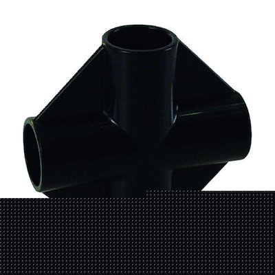 他サイト： ＹＡＺＡＫＩ J-6B-S-BL イレクター ジヨイント J－6B AAS S ブラック J6BSBLの商品画像